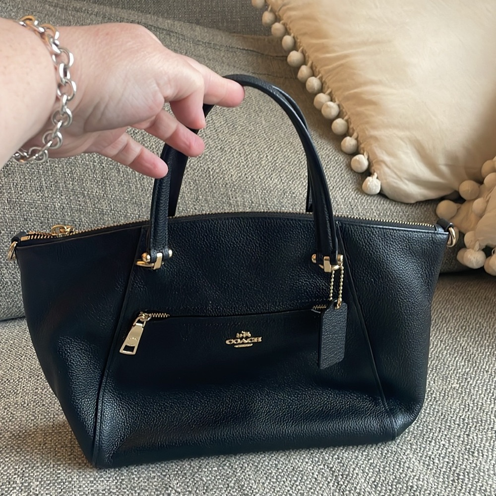 Small black Coach handbag